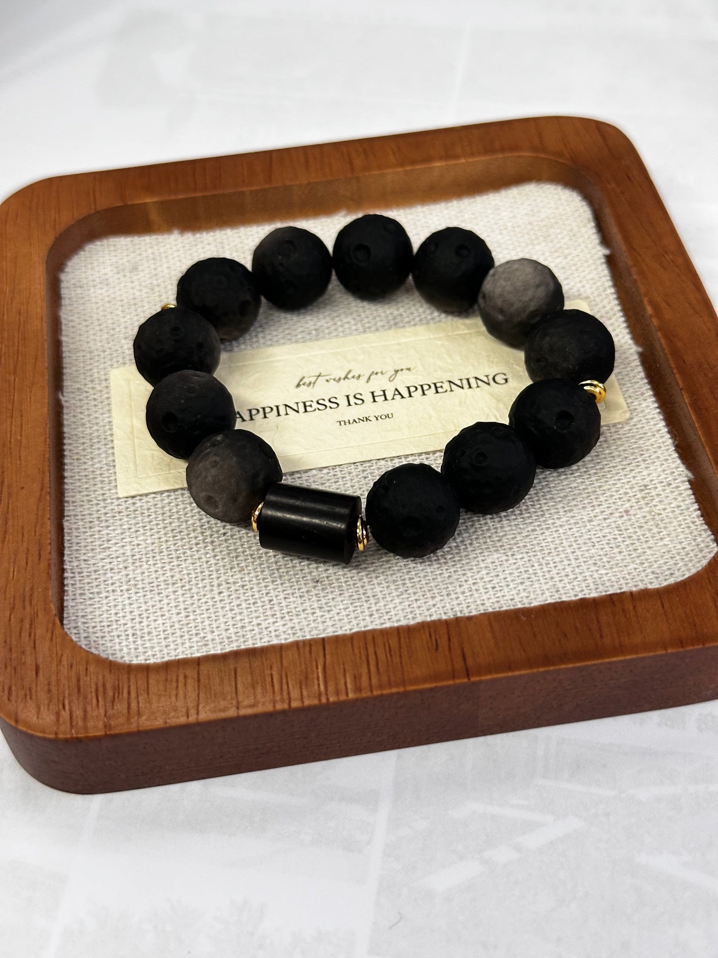 Starharmony Meteorite Black Onyx Bracelet With NFC-For Protection